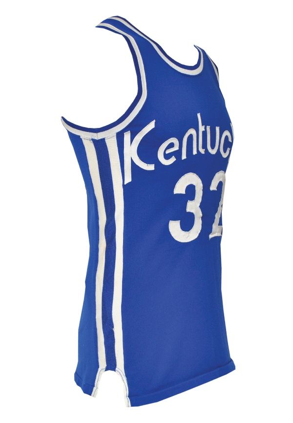 1972-73 Mike Gale Kentucky Colonels ABA Game-Used Road Uniform