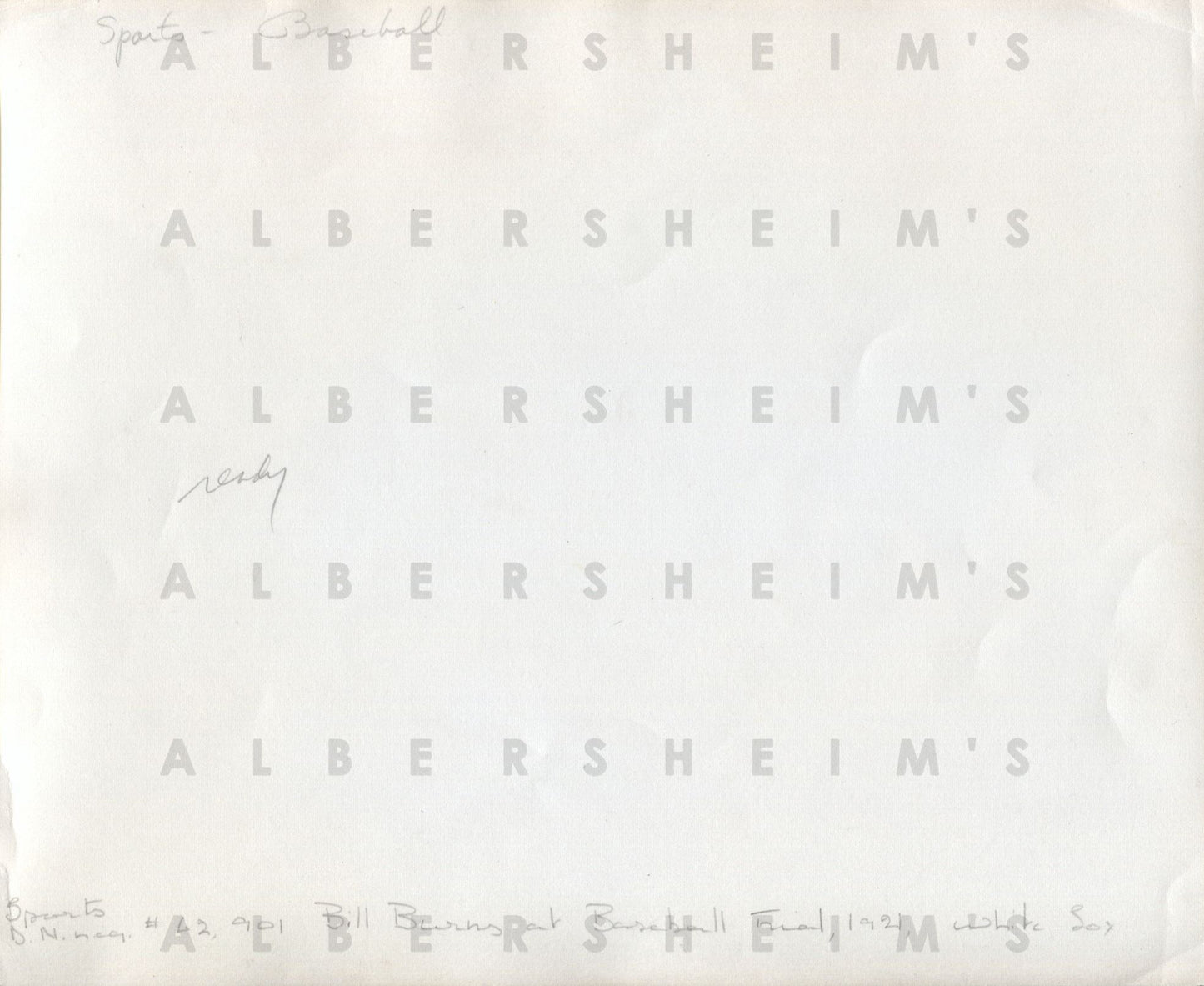 Sleepy Bill Burns on the Stand - 1919 Black Sox Trial - 1921 Original Photo