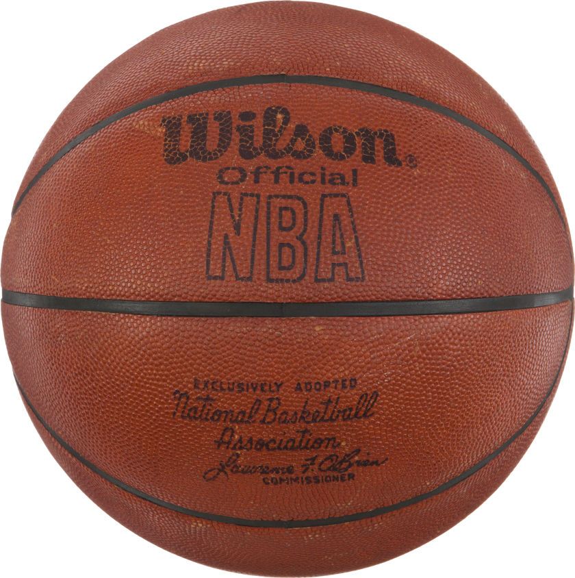 Wilson Official NBA Leather Larry Lawrence O'Brien Game Basketball circa 1979