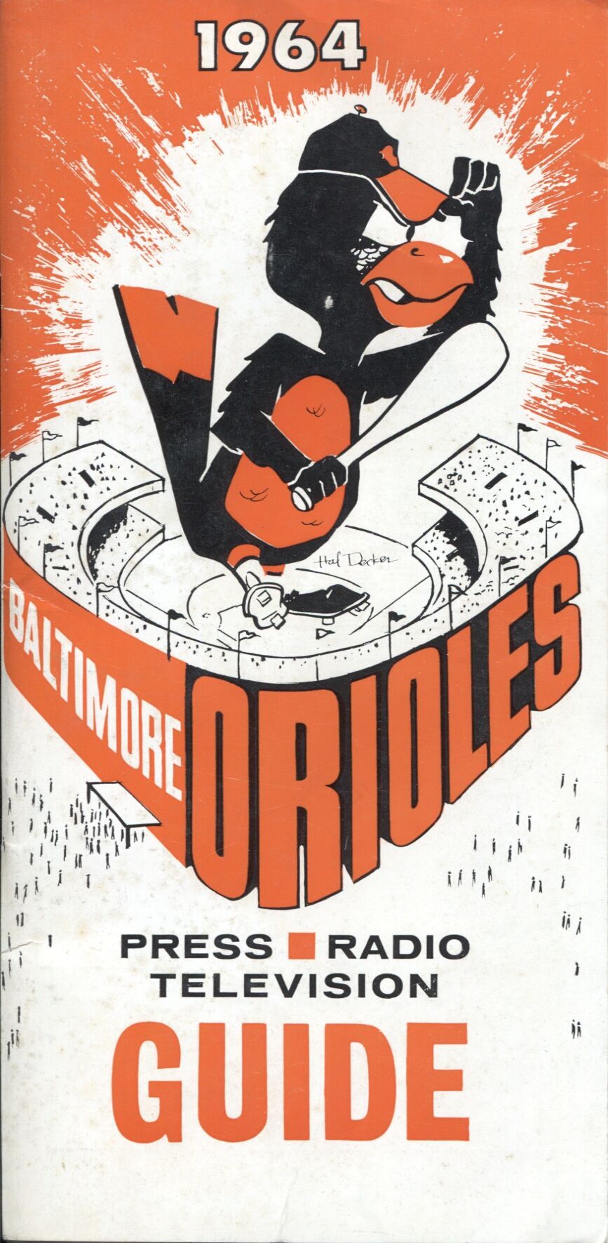 1964 Baltimore Orioles Press Radio TV Media Guide NICE