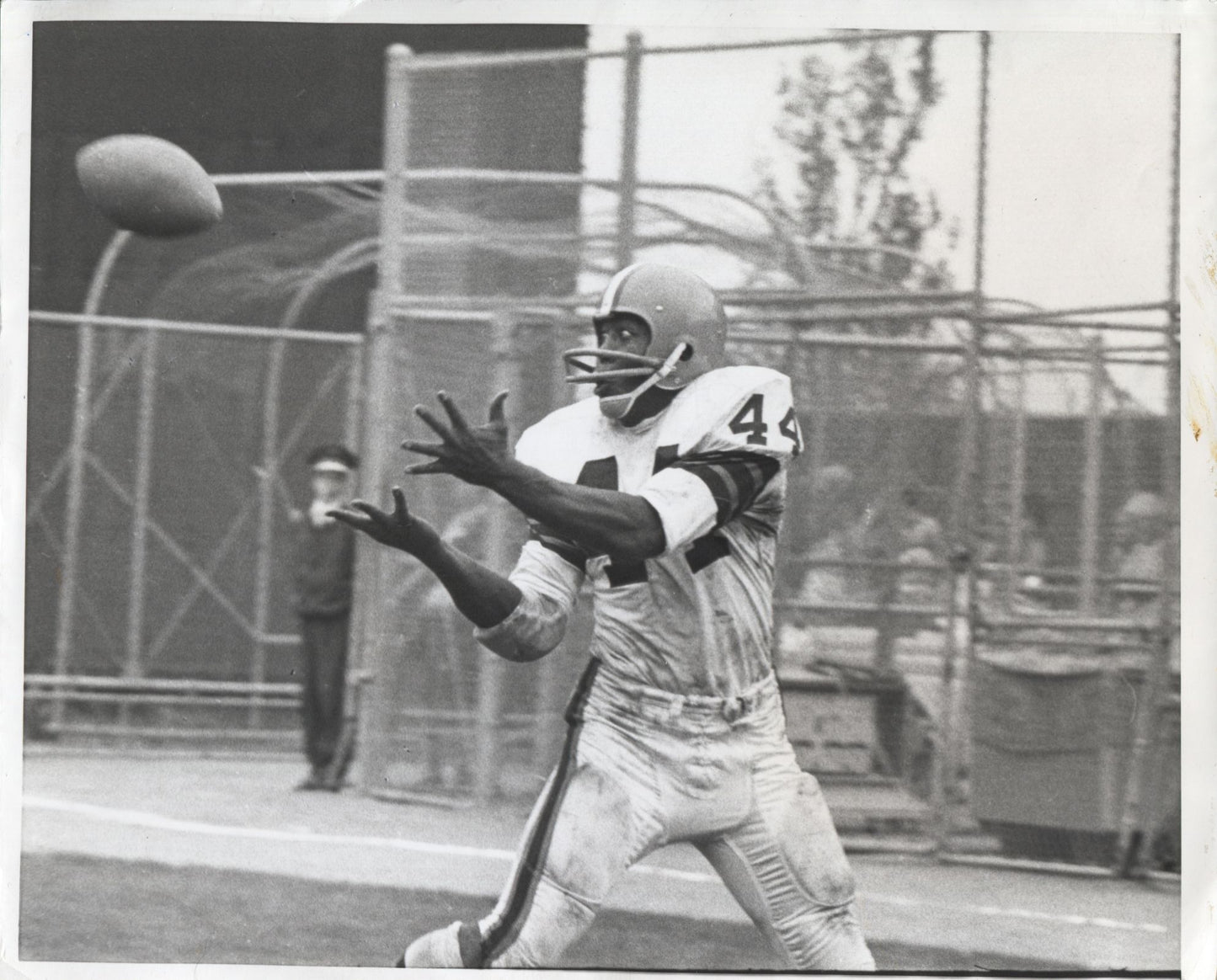 Leroy Kelly HOF Cleveland Browns original UPI photo 1960s