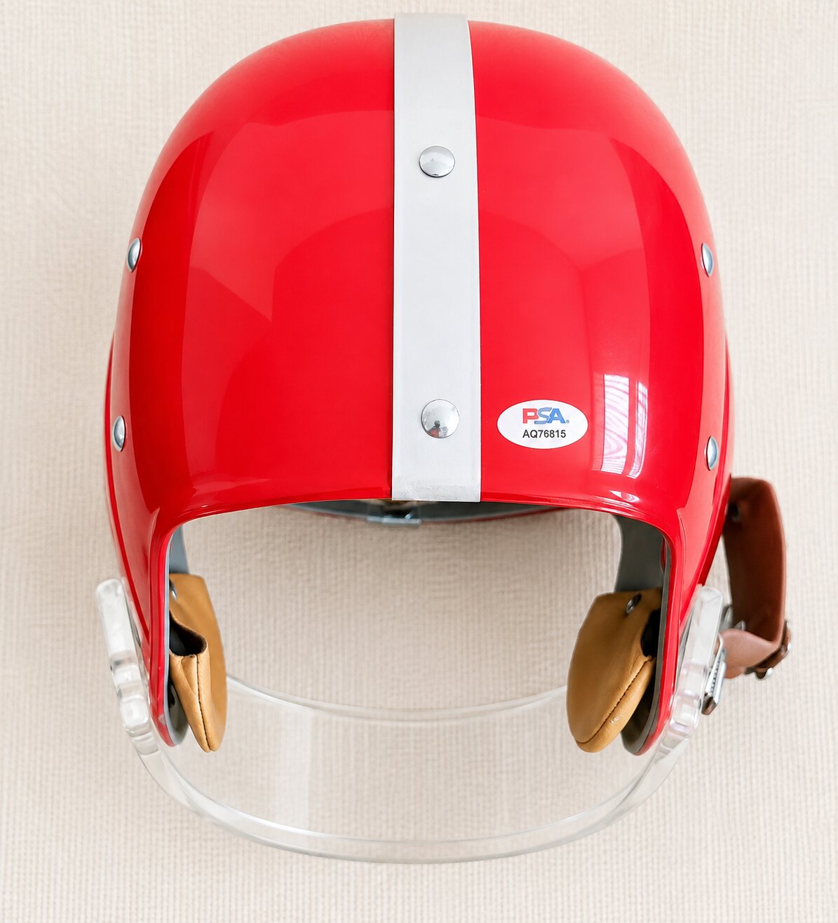 Y.A. Tittle San Francisco 49ers Authentic 1954 Full Size RK Suspension Helmet Signed AUTO PSA/DNA