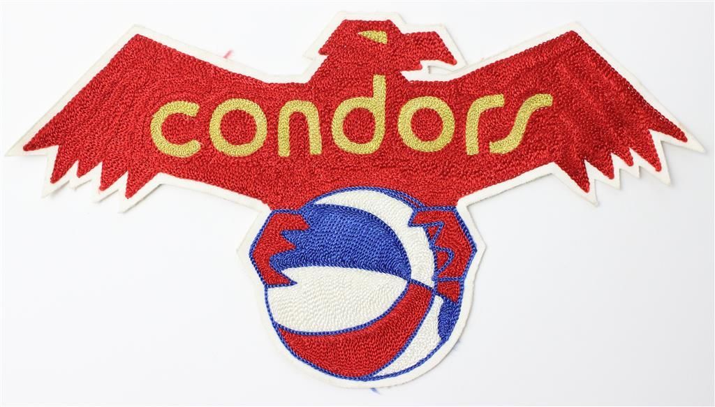 Original 1970-72 Pittsburgh Condors Jersey Jacket Logo Patch ABA Basketball
