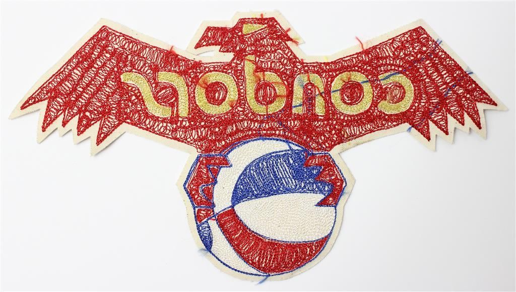 Original 1970-72 Pittsburgh Condors Jersey Jacket Logo Patch ABA Basketball