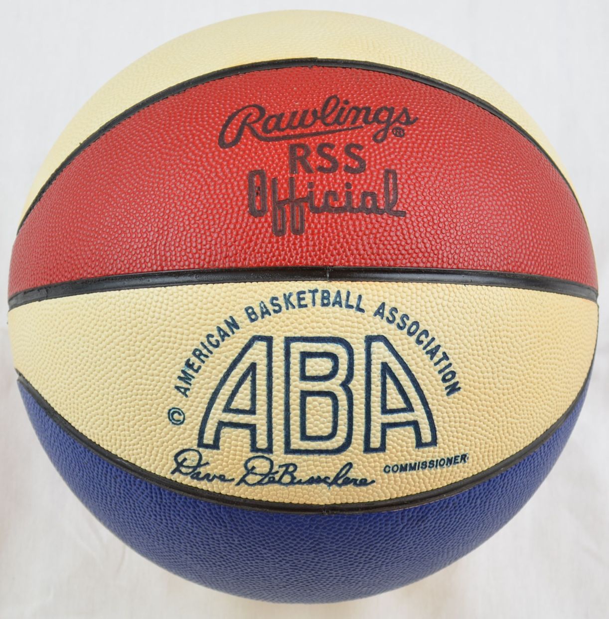 Official ABA Dave DeBusschere Red White & Blue Basketball in Original Box 1975-76
