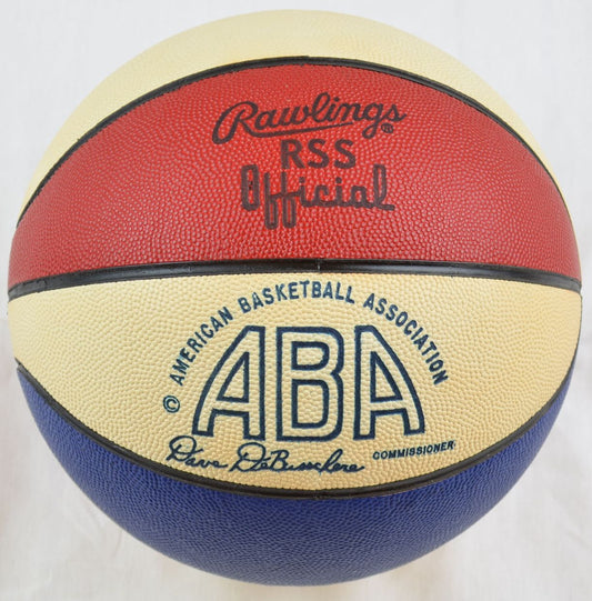Official ABA Dave DeBusschere Red White & Blue Basketball in Original Box 1975-76