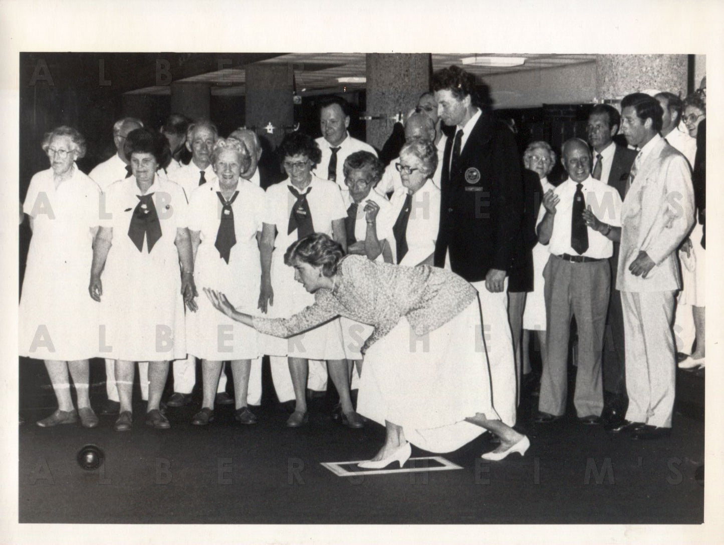 Prince Charles and Princess Di Tour London's Inner City - 1987 Original Photo