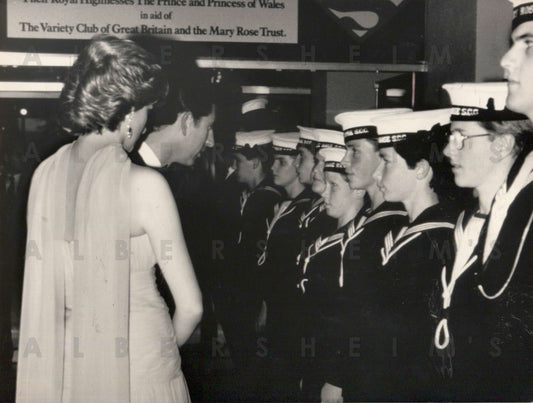 Princess Di & Charles at the Superman 4 Premier 1987 Original Photo