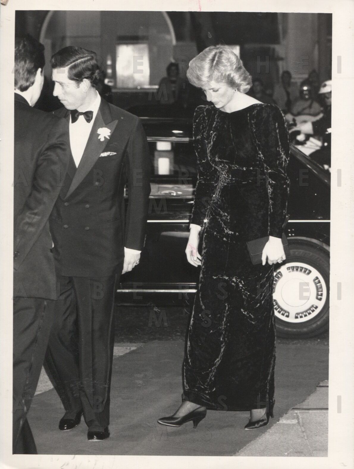 Princess Diana & Prince Charles at Comedy Show 1987 Original Photo
