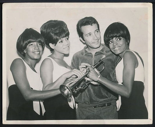 THE SUPREMES with HERB ALBERT Original 1960's Photo