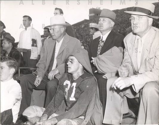 Doak Walker & Matty Bell SMU football 1948 Original Photo Heisman HOF