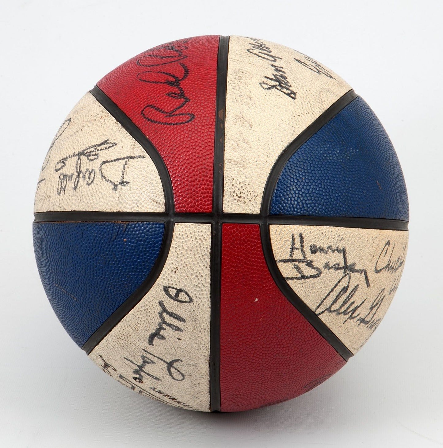 1972-73 San Diego Conquistadors Team Signed Official ABA Jack Dolph Basketball