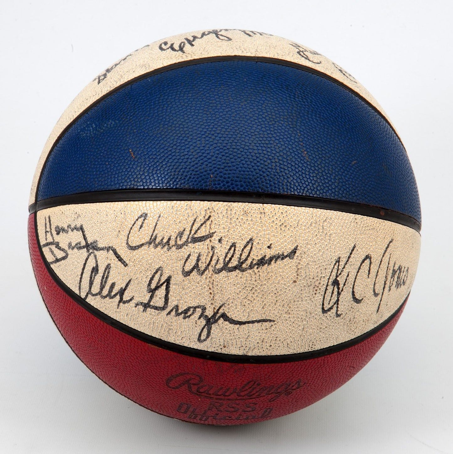 1972-73 San Diego Conquistadors Team Signed Official ABA Jack Dolph Basketball
