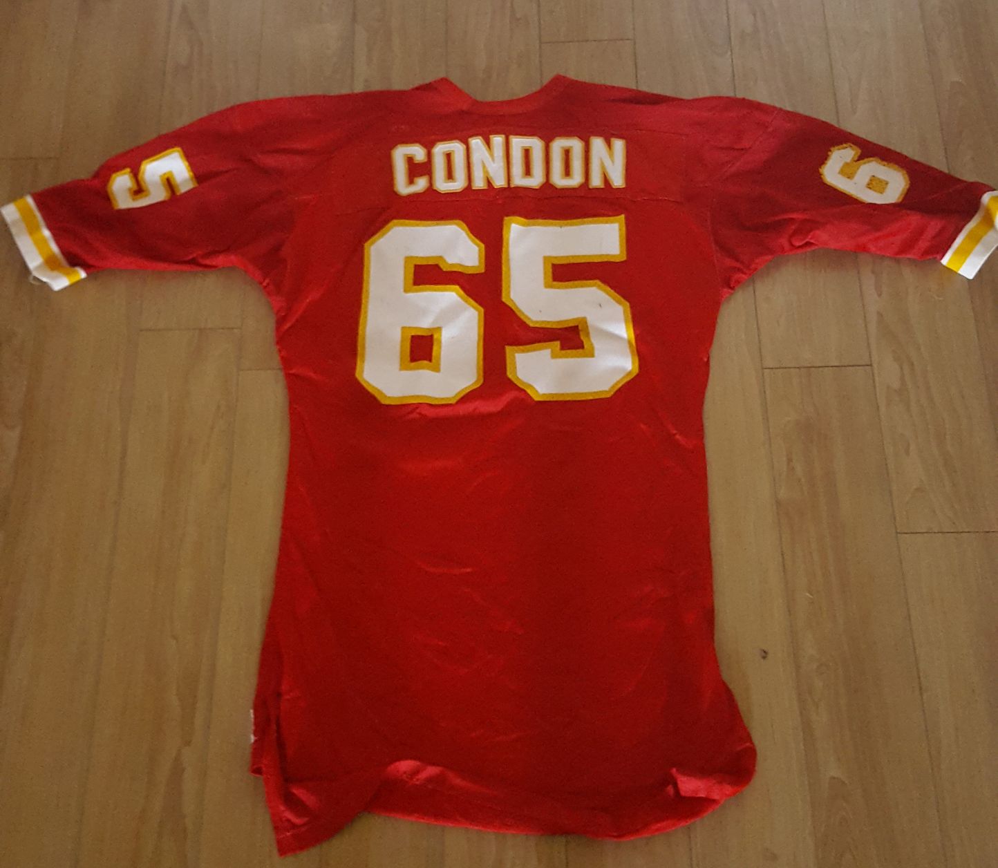 NFL Super Agent - Tom Condon Game Worn 1970's Kansas City Chiefs Jersey