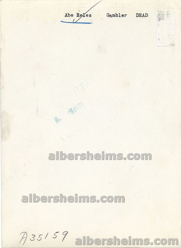 Abe Reles Jewish Mobster Murder Inc. Hitman & Enforcer Original Press Photo