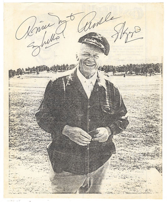 Alan Hale Jr. Signed AUTO Photo Restaurant Handout Gilligan’s Island “The Skipper”