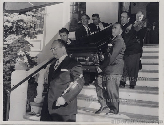 1957 Mafia Godfather Crime Boss Albert Anastasia Original TYPE I Photo