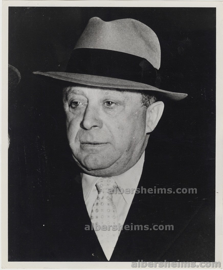 1955 Mobster Gangster Anthony Carfano "Little Augie Pisano" Original Press Photo