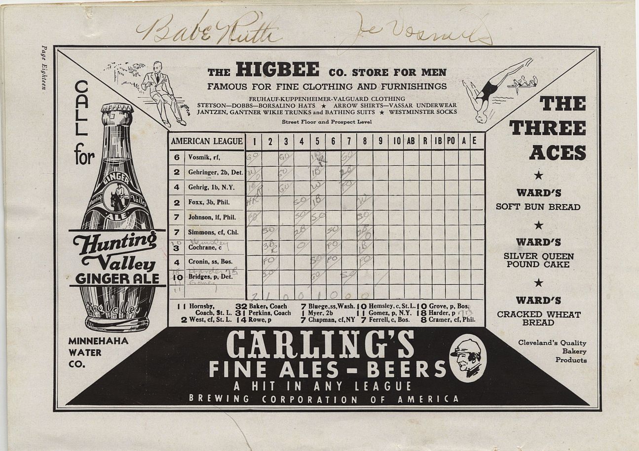 Babe Ruth Signed AUTOGRAPHED 1935 All-Star Game Program JSA LOA