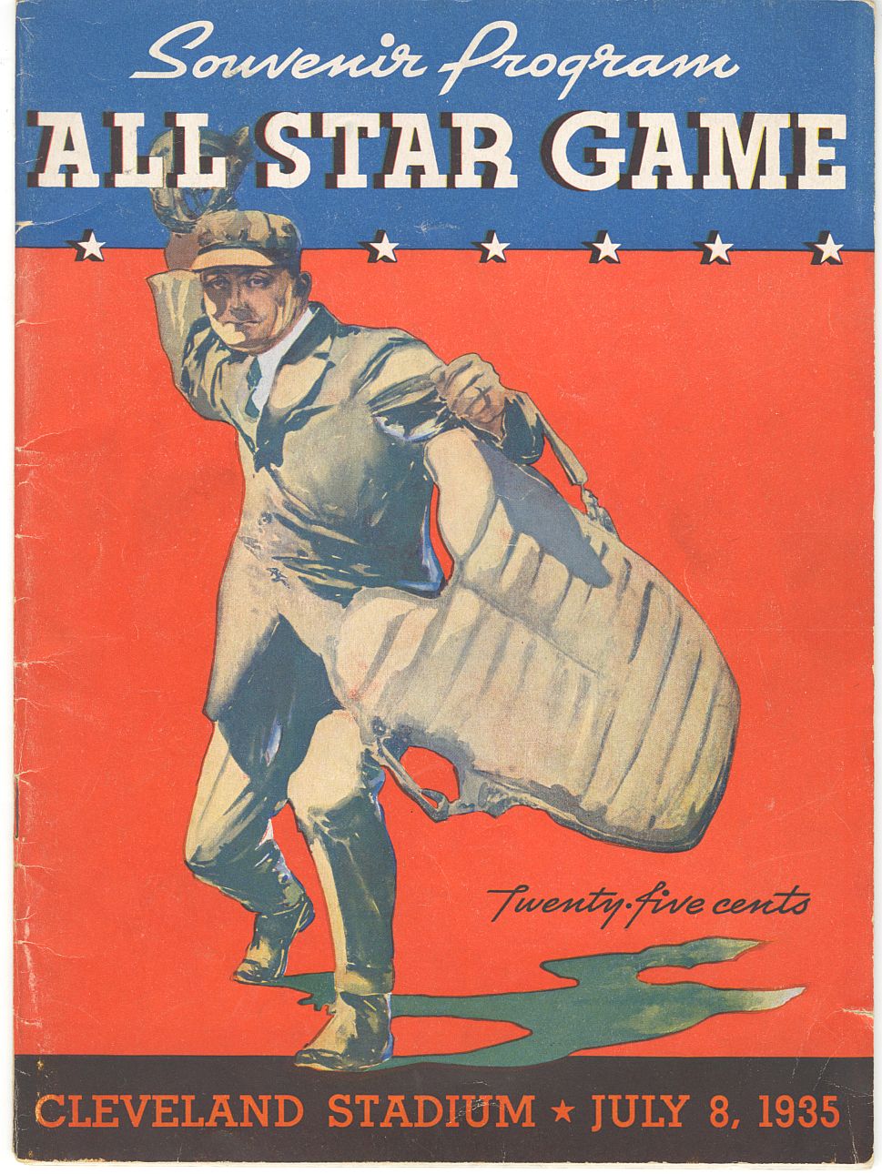 Babe Ruth Signed AUTOGRAPHED 1935 All-Star Game Program JSA LOA