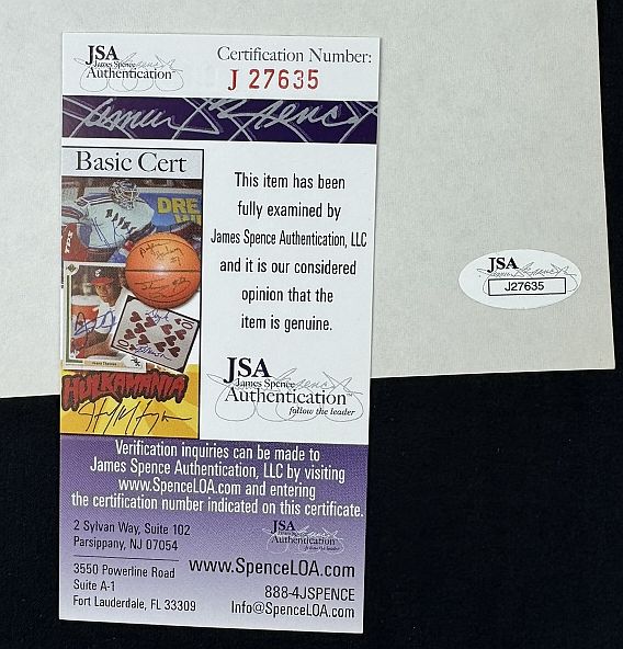 Ben Kerner St. Louis Hawks NBA Owner Signed AUTO Letter on Hawks NBA letterhead JSA COA