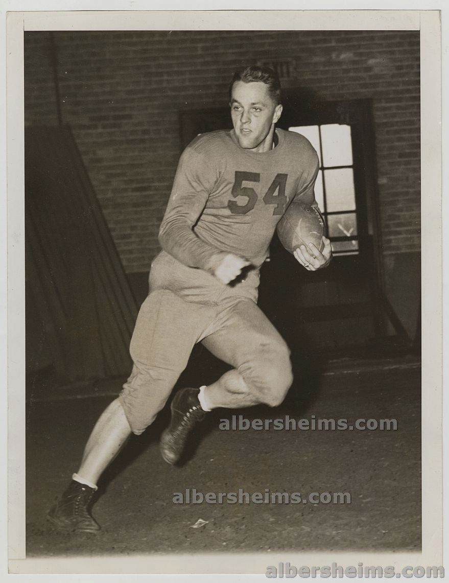 1941 Heisman Trophy Winner Bruce Smith Selected to All-American Team Minnesota Gophers Original TYPE I Photo