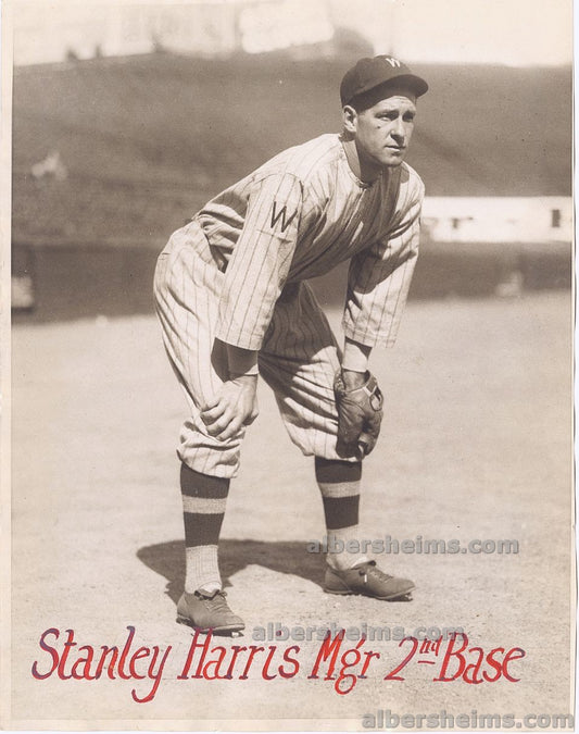 1920s Bucky Harris Washington Senators Baseball HOF Finest Image Original TYPE I Photo
