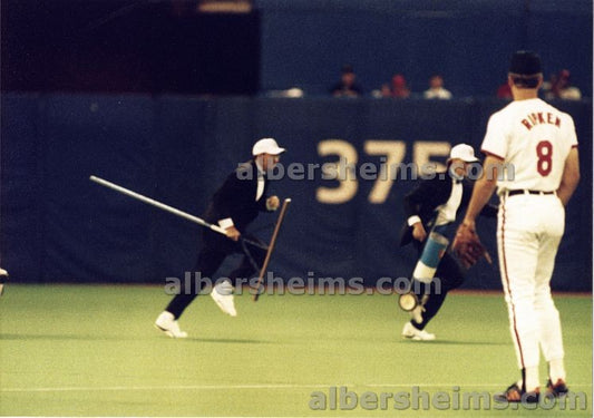 1991 All-Star Game Cal Ripken Jr. & the Grounds Crew Original Snapshot TYPE I Photo #2