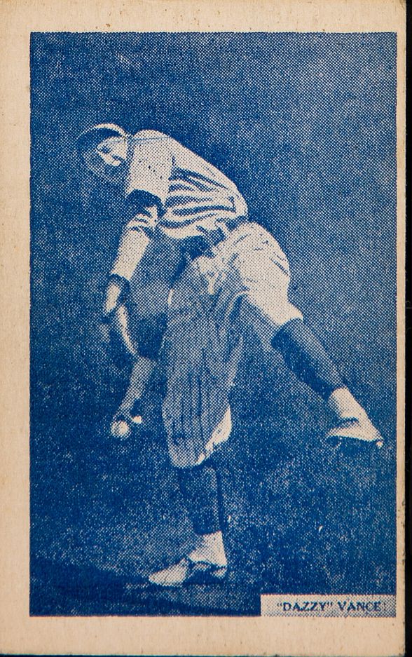 Early 1920s Dazzy Vance Original TYPE I Photo Used for Several Baseball Cards Brooklyn Dodgers HOF