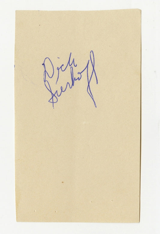 Dick Surhoff 1950s NBA NY Knicks – Milwaukee Hawks Signed AUTO Album Page D.1987