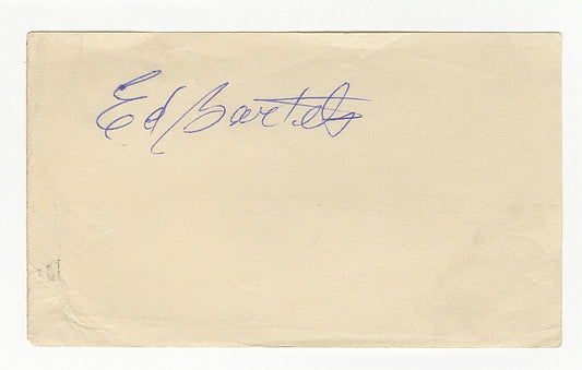 Eddie Bartels NC State NY Knicks Washington Capitols NBA Signed AUTO album page D.07