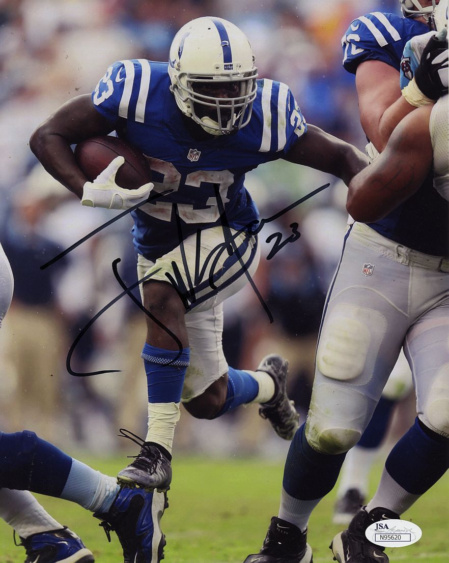 Frank Gore Signed AUTO 8x10 Photo Indianapolis Colts SF 49ers JSA COA