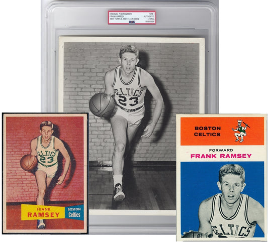 1950s Boston Celtics HOFer – Frank Ramsey Rookie Card Image Original TYPE I Photo PSA/DNA