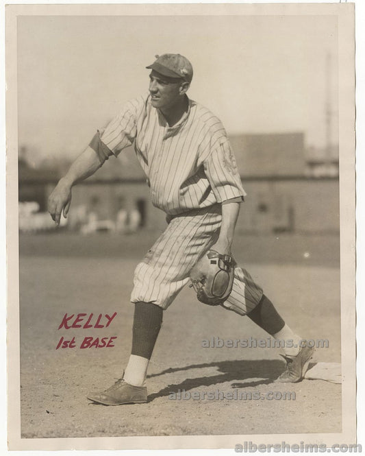 Circa 1919-20 New York Giants HOFer George Kelly Baseball Card Image Original TYPE I Photo