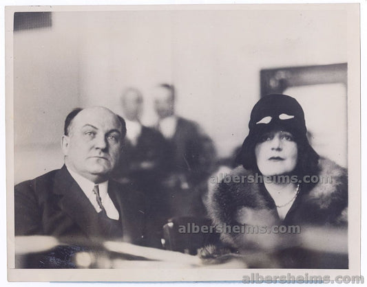 1927 George Remus Gangster King of Prohibition Era Bootleggers On Trial For Murdering His Wife Original TYPE I Photo