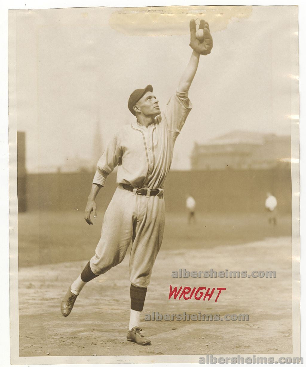1920s Glenn Wright Star of the 1925 World Champion Pittsburgh Pirates Original TYPE I Photo