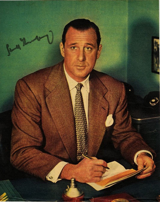 Hank Greenberg Signed AUTO Sport Magazine Photo Baseball HOF D.1986
