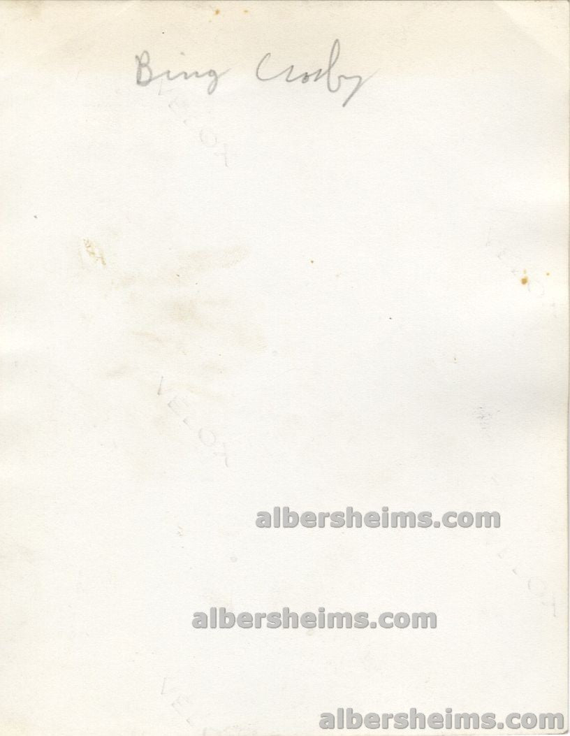 Opening Day 1947 Pirates Honus Wagner Greets Bucs Owner and Super Star Singer Bing Crosby Original TYPE I Snapshot photo