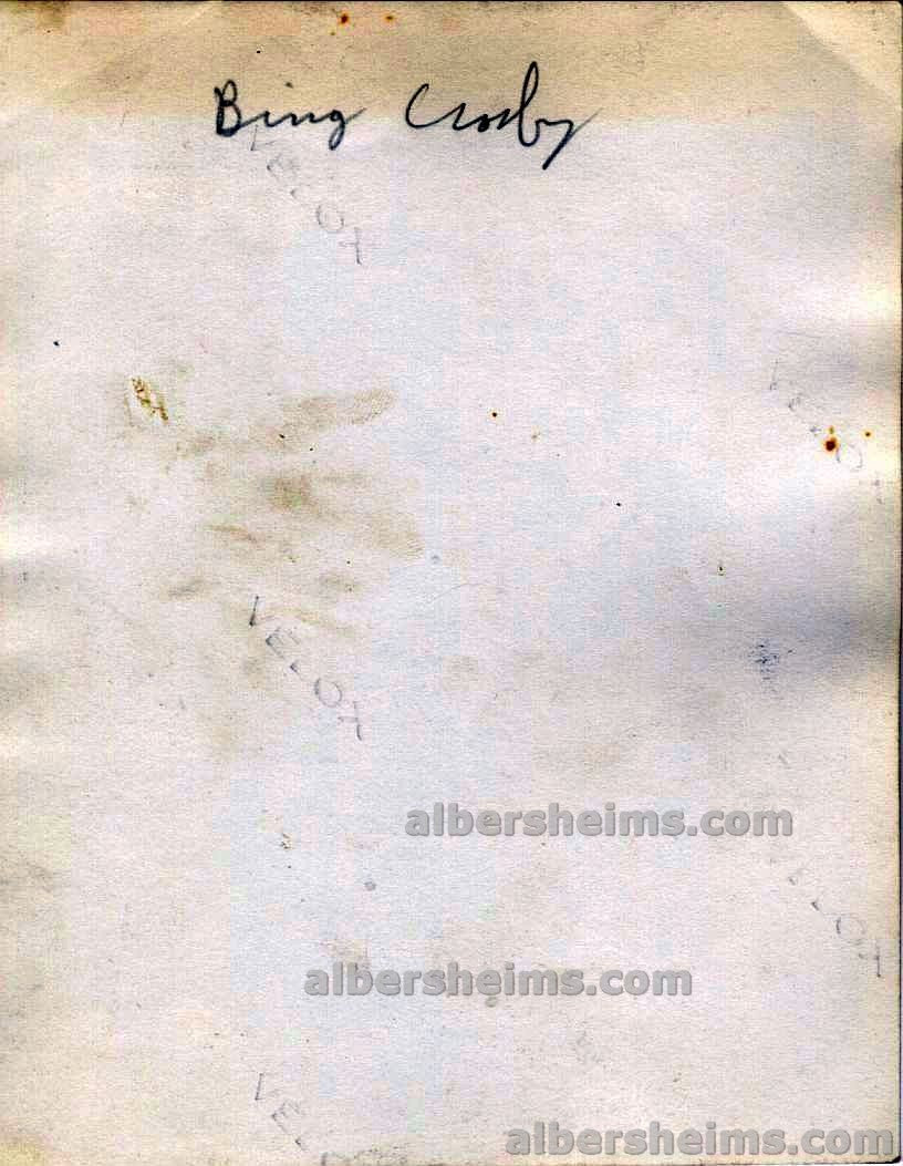 Opening Day 1947 Pirates Honus Wagner Greets Bucs Owner and Super Star Singer Bing Crosby Original TYPE I Snapshot photo