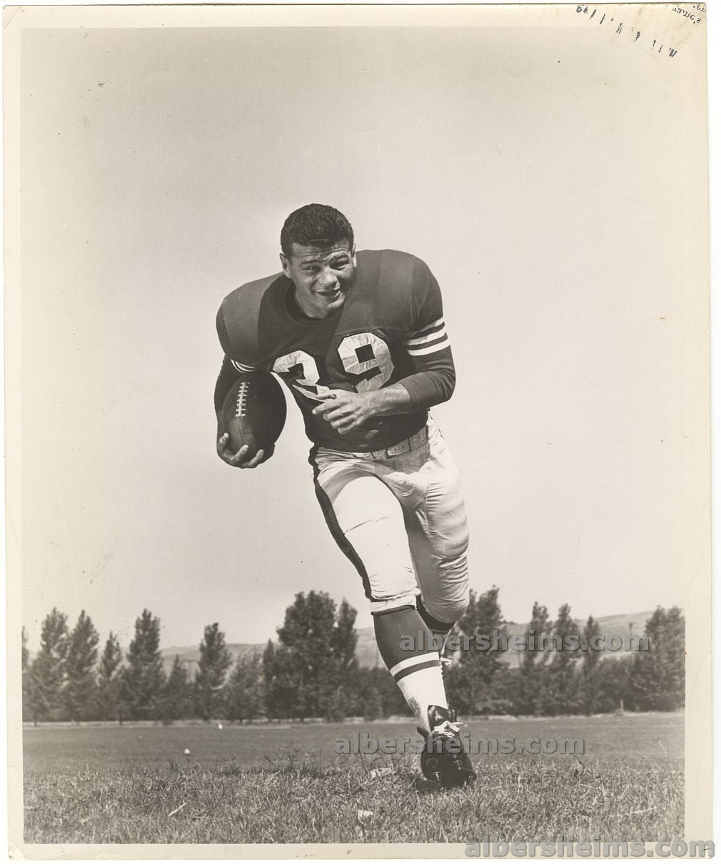 Hugh McElhenny Original 1950s TYPE I Photo San Francisco 49ers HOF Football Card Images