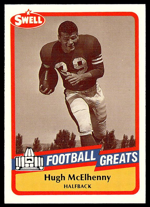 Hugh McElhenny Original 1950s TYPE I Photo San Francisco 49ers HOF Football Card Images