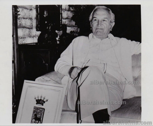 1980 Mafia Godfather Joe Bonanno Crime Boss Original Press Photo