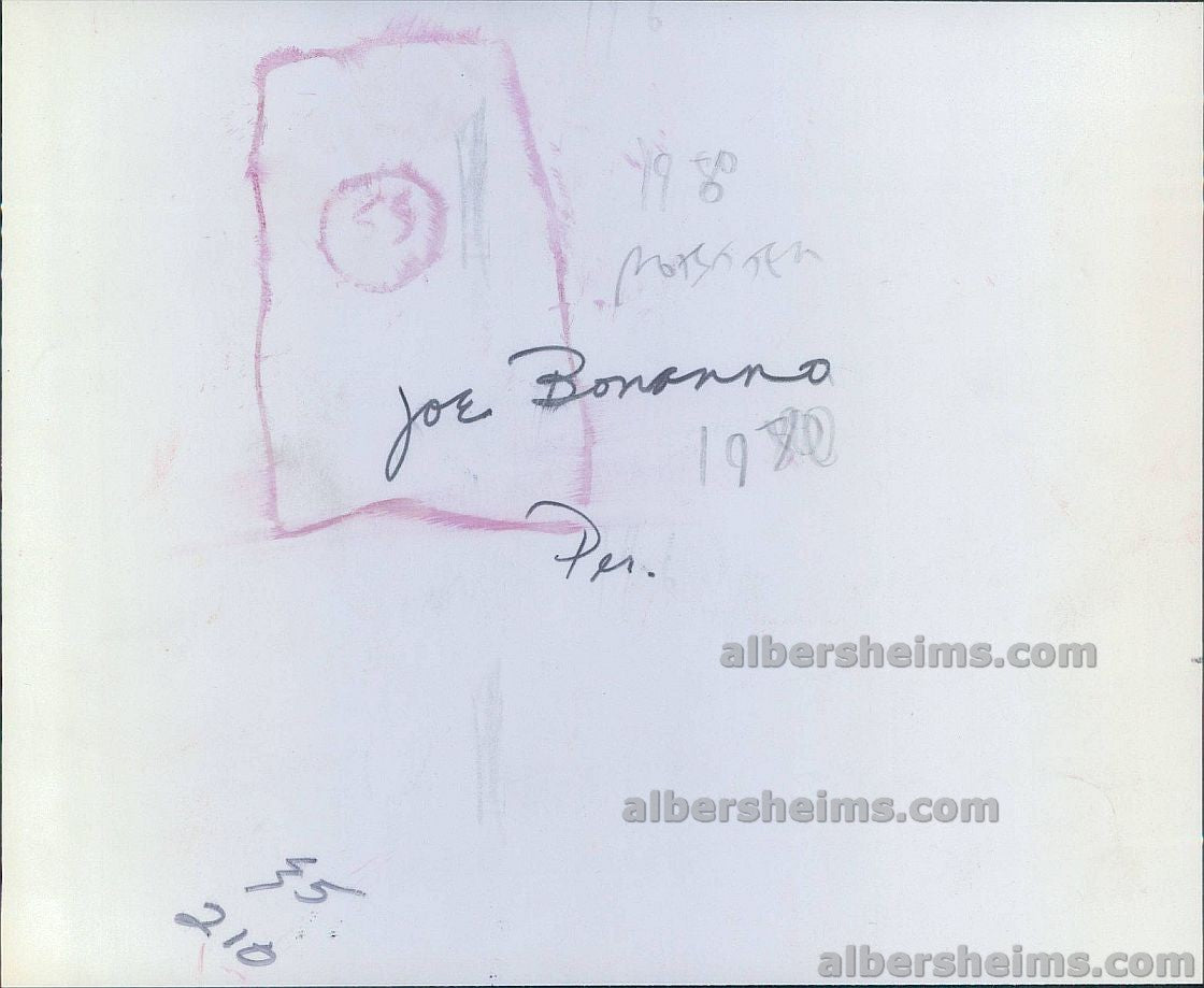 1980 Mafia Godfather Joe Bonanno Crime Boss Original Press Photo