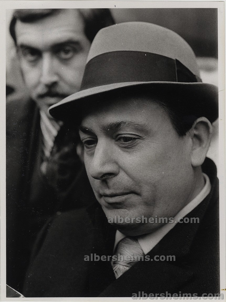 1971 Joe Colombo Original Press Photo Used for Publication After His Failed Assassination Attempt