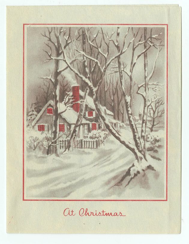 Joe McCarthy Yankees Legendary Manager Baseball HOFer Signed AUTO Christmas Card