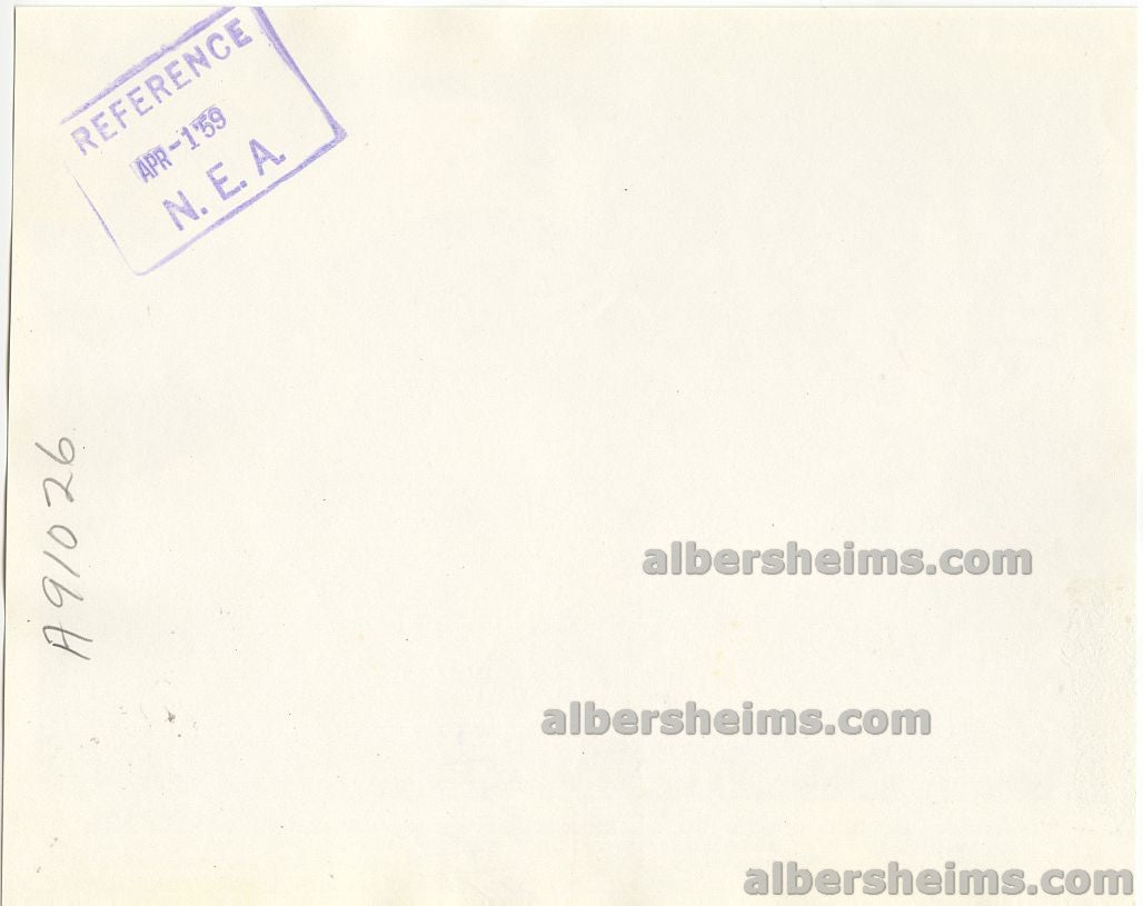 1959 Mob Boss Crazy Joe Gallo & Brother Larry Testify Before Senate Committee Original Press Photo