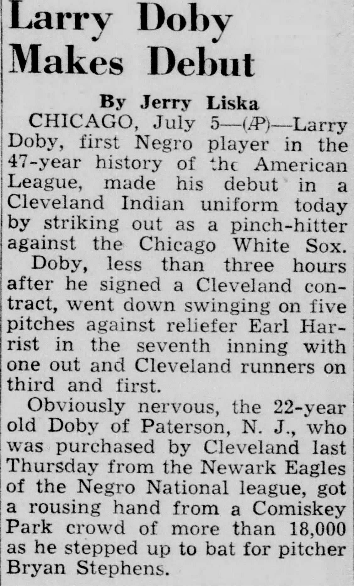 1948 Larry Doby & Steve Gromek “The Embrace” Iconic Image Original TYPE I Photo PSA/DNA