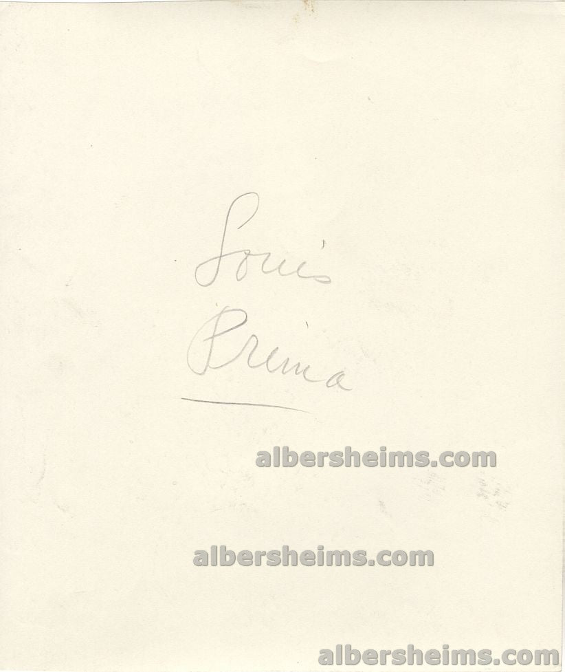 1940s Jazz Legend Louis Prima When You’re Smiling Original TYPE I Photo