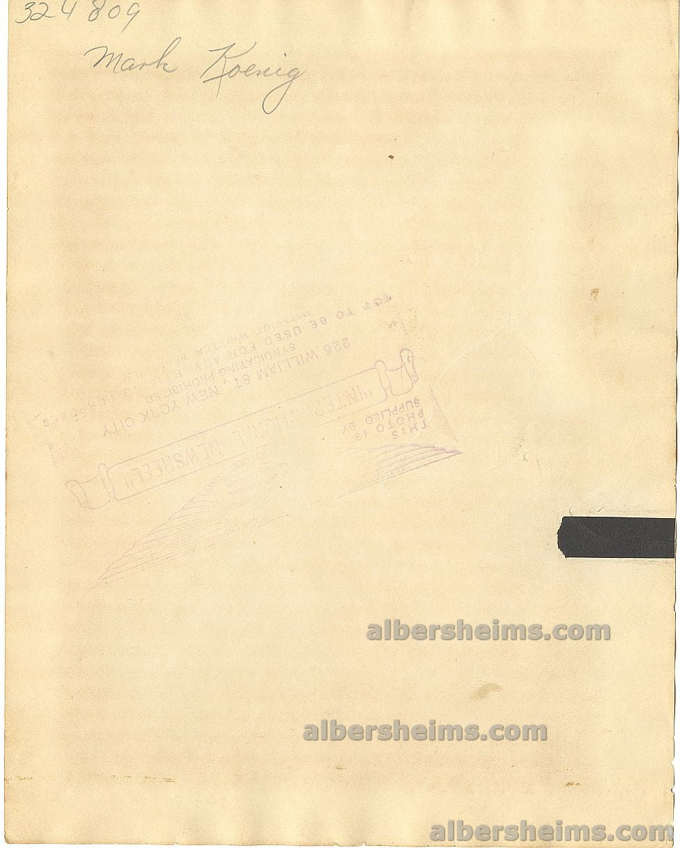 1927 Yankees Star Shortstop Mark Koenig Original TYPE I Photo