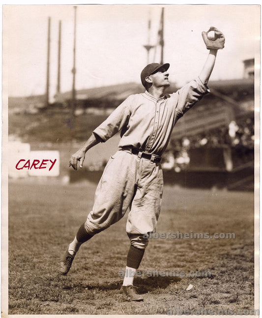 Circa 1925 Max Carey Pittsburgh Pirates Baseball HOF 10 X Stolen Base Leader Original TYPE I Photo